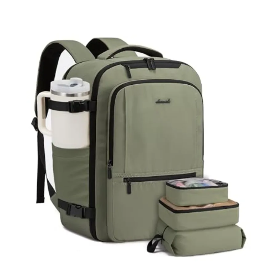 Travel Backpack for Women and Men, 40L Large Carry On Backpack Airle Approved, TSA Personal Item Weekender Bag, Water Resistant
Travel Backpack for Women and Men, 40L Large Carry On Backpack Airle Approved, TSA Personal Item Weekender Bag, Water Resistant