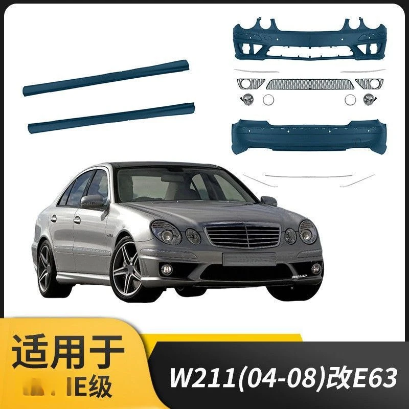 Top quality Applicable ELevelW211 2004-2008Change E63Side skirts, corner spoilers, rear wing, full body kit
Top quality Applicable ELevelW211 2004-2008Change E63Side skirts, corner spoilers, rear wing, full body kit