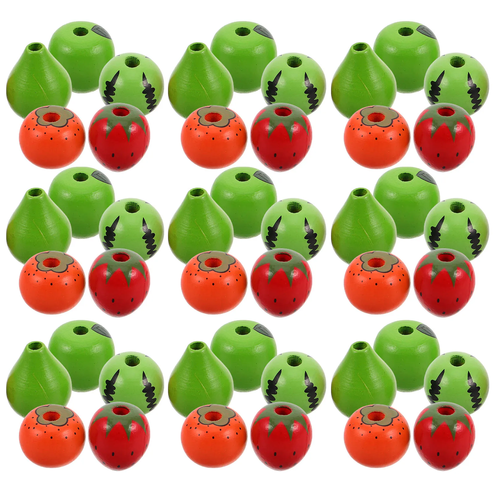 50 Pcs Fruit Wooden Beads Bracelet Diy Jewelry Loose Scattered Crafts Charms for
50 Pcs Fruit Wooden Beads Bracelet Diy Jewelry Loose Scattered Crafts Charms for