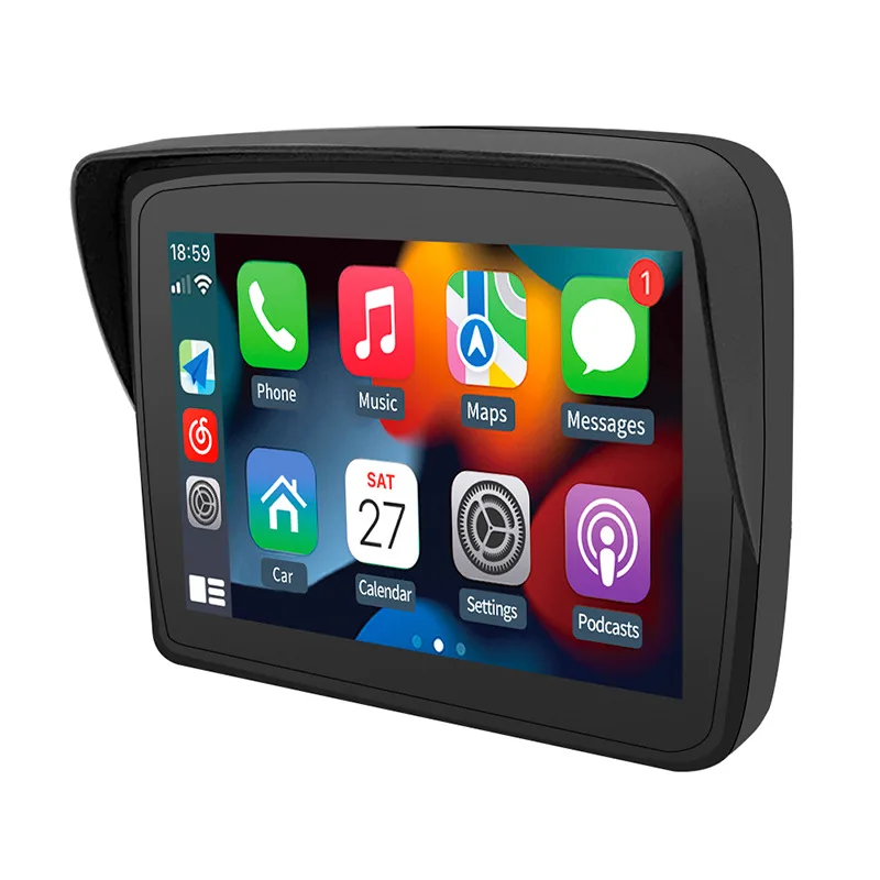 5-inch Motorcycle Carplay PND Portable Smart Screen Wireless Carplay Interconnected Motorcycle Navigation Player
5-inch Motorcycle Carplay PND Portable Smart Screen Wireless Carplay Interconnected Motorcycle Navigation Player