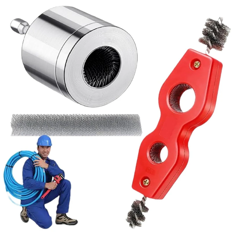 Лидер продаж, очиститель медных труб, очиститель медных труб для дрели, очиститель металлических труб, щетка для медных труб для электрической дрели 
Лидер продаж, очиститель медных труб, очиститель медных труб для дрели, очиститель металлических труб, щетка для медных труб для электрической дрели