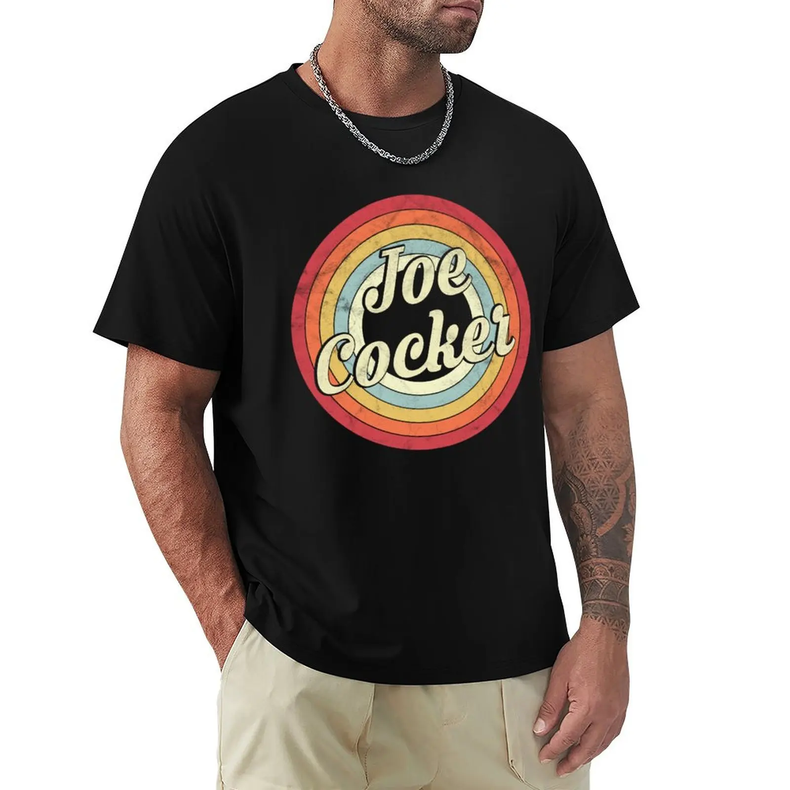 Joe Cocker T-Shirt Basic Casual Wear Short Sleeve Top
Joe Cocker T-Shirt Basic Casual Wear Short Sleeve Top