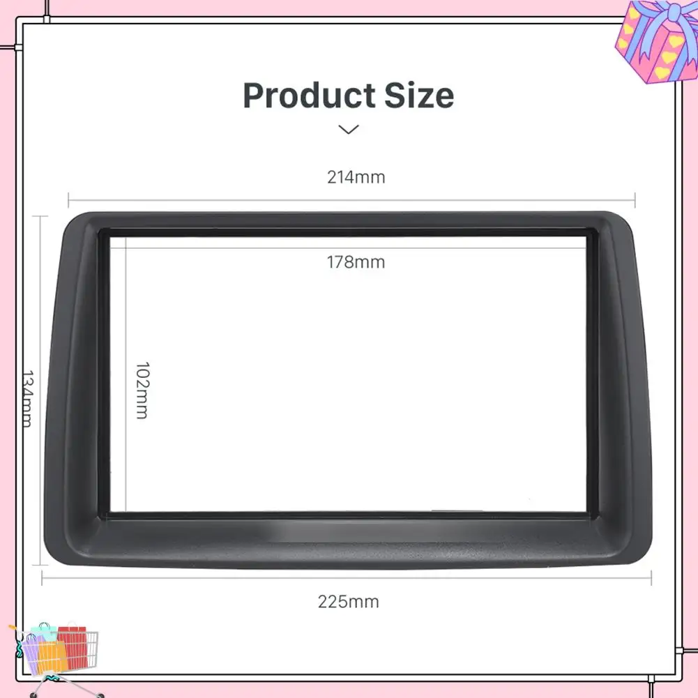 A77T-7 Inch 2 Din Car Stereo Radio Fascia Audio MP5 Installation Dash Adapter Frame Panel For 2003-2012 FIAT PANDA
A77T-7 Inch 2 Din Car Stereo Radio Fascia Audio MP5 Installation Dash Adapter Frame Panel For 2003-2012 FIAT PANDA