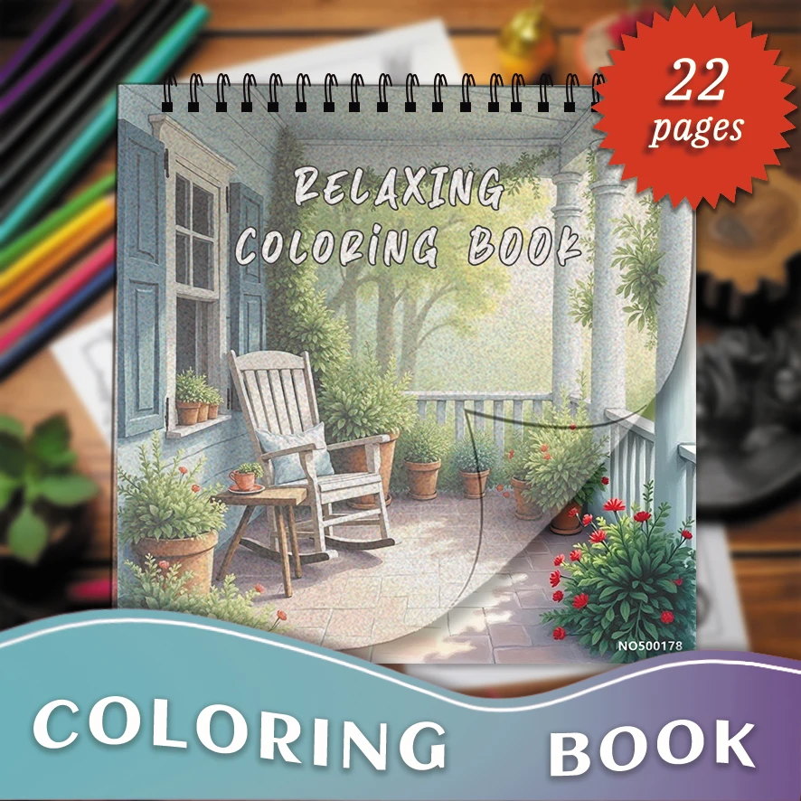 Wandering Lines Coloring Book - 7.87 x 7.87 inches 22 pages Coloring Book - Ideal gift for family or friends
Wandering Lines Coloring Book - 7.87 x 7.87 inches 22 pages Coloring Book - Ideal gift for family or friends