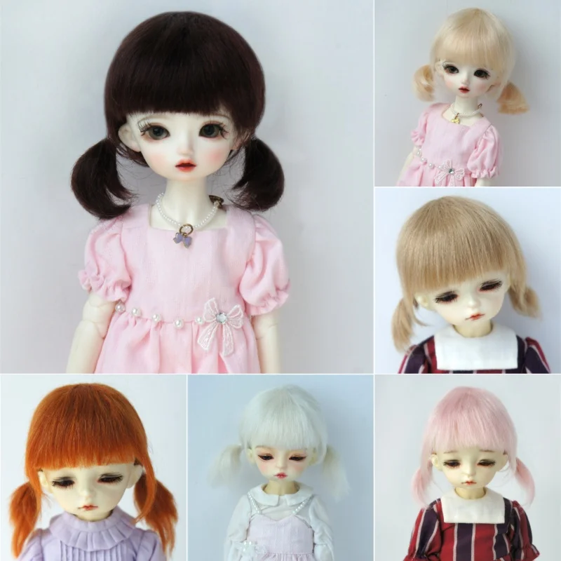 JD446 1/12 1/8 1/6 1/4 1/3 Doll wigs 4-5" 5-6" 6-7" 7-8" 8-9" Cute Mohair Tiny Twin Pony BJD Hair OB11 YOSD MSD SD Doll Hair
JD446 1/12 1/8 1/6 1/4 1/3 Doll wigs 4-5" 5-6" 6-7" 7-8" 8-9" Cute Mohair Tiny Twin Pony BJD Hair OB11 YOSD MSD SD Doll Hair