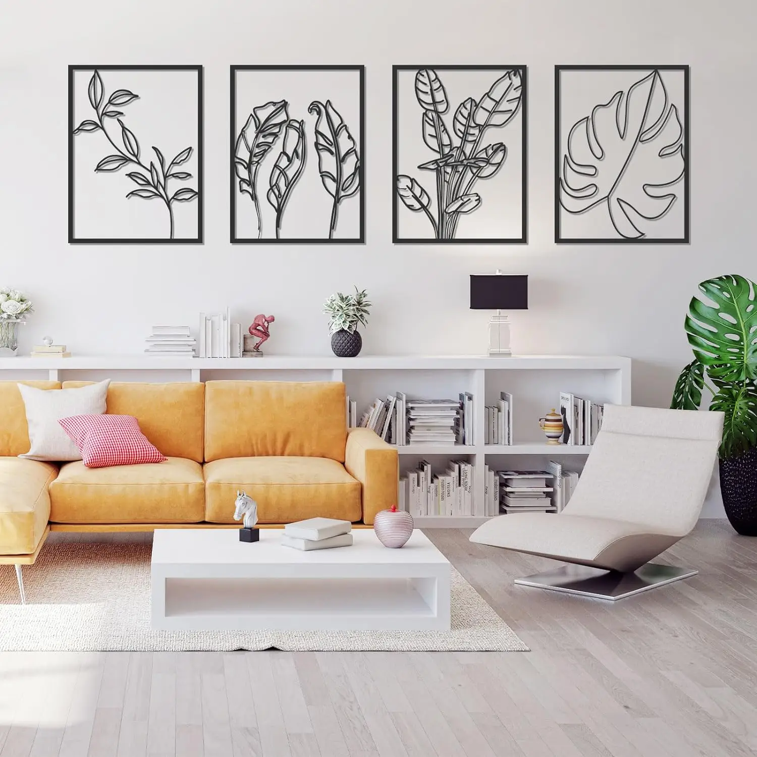 Set of 4 Black Iron Wall Hanging Art Metal Leaf Home Decor Palm Tree Tropical Leaves Decorative Livingroom Bedroom Kitchen Decor
Set of 4 Black Iron Wall Hanging Art Metal Leaf Home Decor Palm Tree Tropical Leaves Decorative Livingroom Bedroom Kitchen Decor