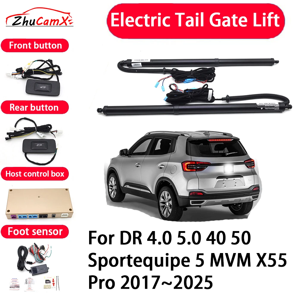 ZhuCamX Car Automatic Electric Tail Gate Lift Tailgate Assist System for DR 4.0 5.0 40 50 Sportequipe 5 MVM X55 Pro 2017–2025 
ZhuCamX Car Automatic Electric Tail Gate Lift Tailgate Assist System for DR 4.0 5.0 40 50 Sportequipe 5 MVM X55 Pro 2017–2025