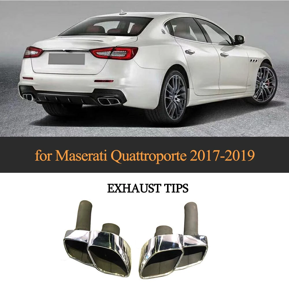Auto Car Exhaust Tips End Muffler For Maserati Quattroporte 2017-2019 2PCS Quad Exhaust Tips Pipe Stainless Steel
Auto Car Exhaust Tips End Muffler For Maserati Quattroporte 2017-2019 2PCS Quad Exhaust Tips Pipe Stainless Steel