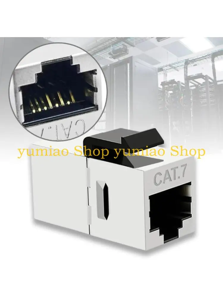 587B 4 шт. Cat7 8P8C RJ45 Линейный экранированный модуль, соединяющийся с разъемами сетевого кабеля Keystone «мама-мама»
587B 4 шт. Cat7 8P8C RJ45 Линейный экранированный модуль, соединяющийся с разъемами сетевого кабеля Keystone «мама-мама»