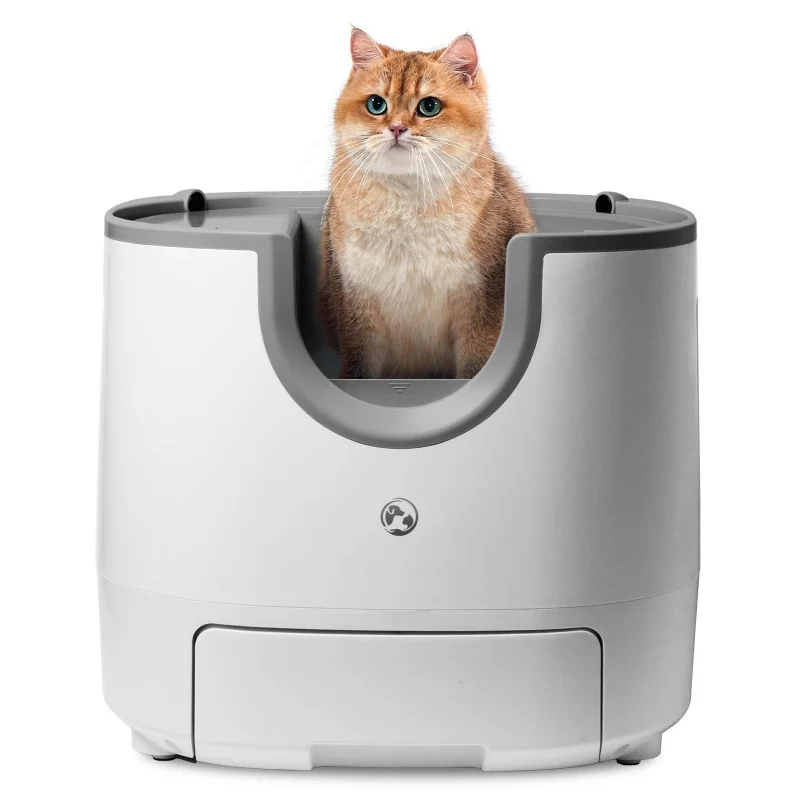 Auto Self Cleaning Cat Litter Box Open Top Design Extra Large Capacity Multi Cat Home Advanced Safety Sensors Smart Technology
Auto Self Cleaning Cat Litter Box Open Top Design Extra Large Capacity Multi Cat Home Advanced Safety Sensors Smart Technology