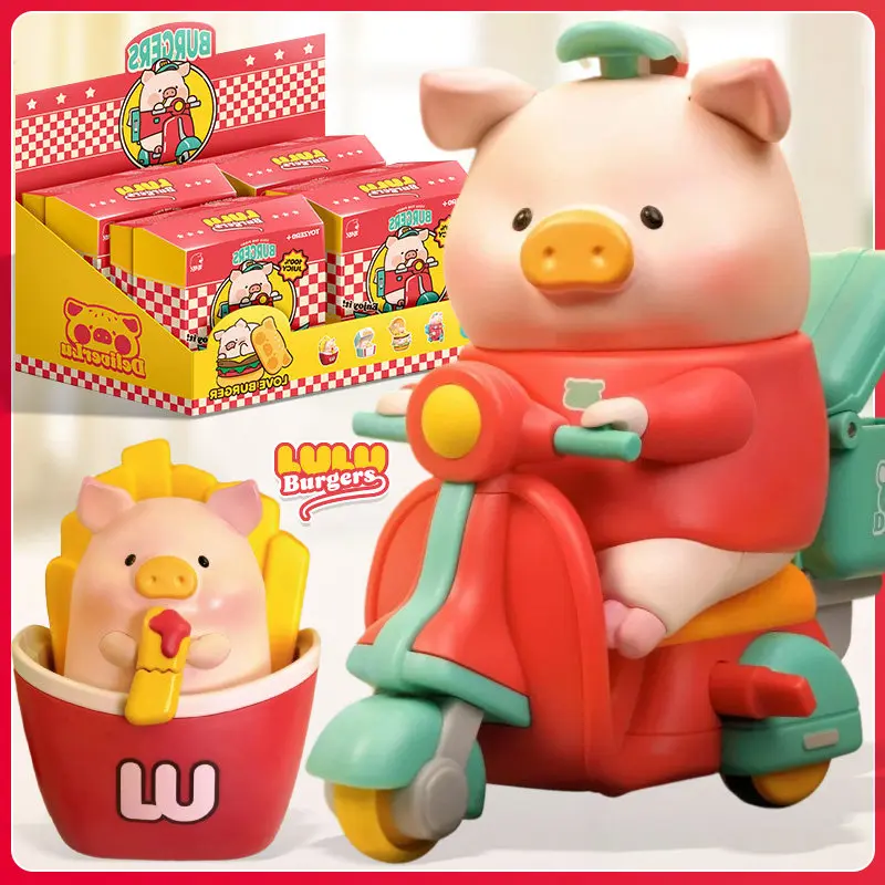 TOYZERO+ Lulu Pig Burger Delivery Movable Blind Box Collectible Action Figure Desk Decor Ornament Cute Desktop Doll Girl Gift
TOYZERO+ Lulu Pig Burger Delivery Movable Blind Box Collectible Action Figure Desk Decor Ornament Cute Desktop Doll Girl Gift