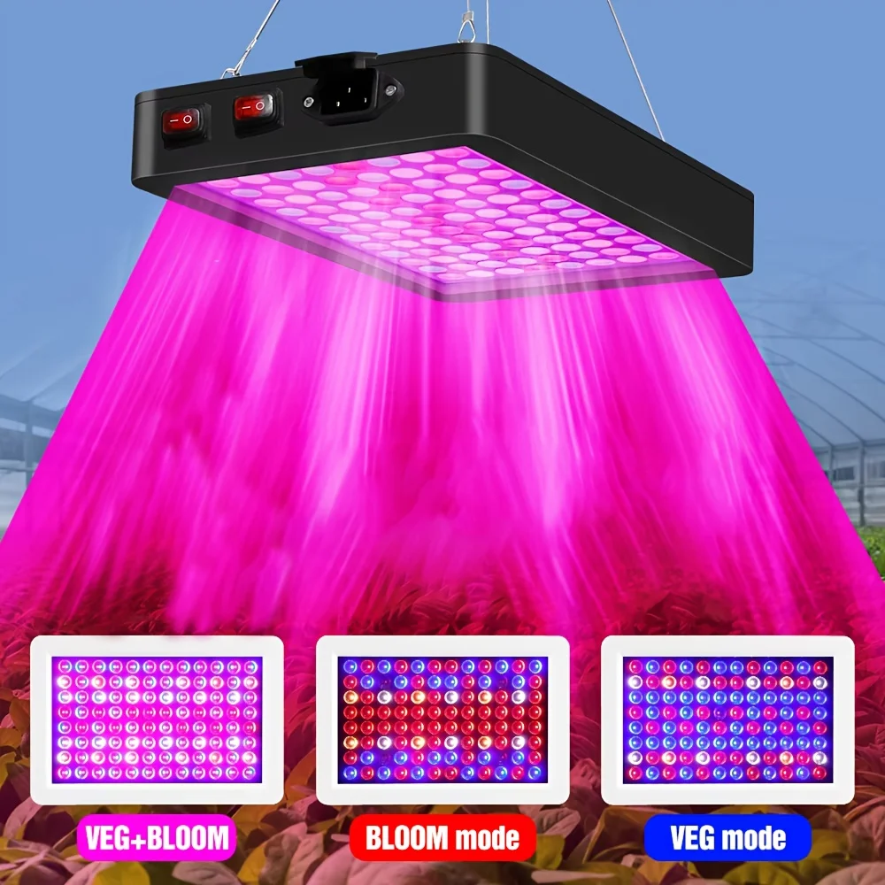 1000W High-Efficiency LED Plant Growth Light, Full Spectrum with Dual Buttons for Vegetables and Flowering, Suitable for Hydroponic Vegetables, Plants, Greenhouse Flowers, Hanging Grow Light, Plug-and-Play, High Efficiency and Low Power Consumption
1000W High-Efficiency LED Plant Growth Light, Full Spectrum with Dual Buttons for Vegetables and Flowering, Suitable for Hydroponic Vegetables, Plants, Greenhouse Flowers, Hanging Grow Light, Plug-and-Play, High Efficiency and Low Power Consumption