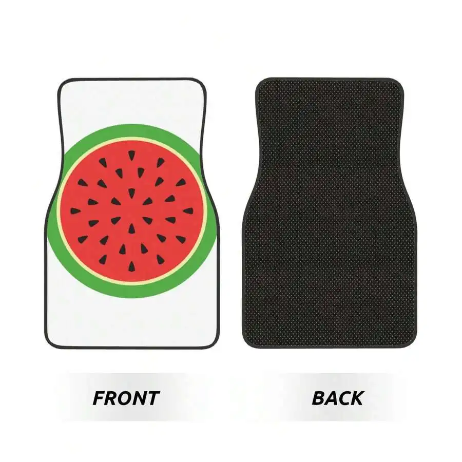 4-Piece Watermelon Slice Car Floor Mats Rubber Backing Durable Auto Interior Accessories
4-Piece Watermelon Slice Car Floor Mats Rubber Backing Durable Auto Interior Accessories