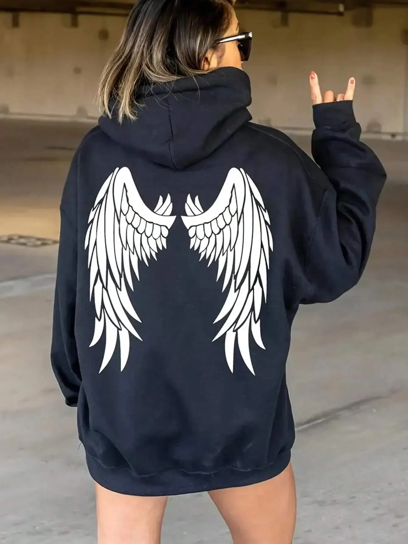 Unfolded Wings Personality Graphic Print Womens Hooded Warm Pocket Hoodies Harajuku Soft Fleece Hoodie Fashion Autumn Women Top
Unfolded Wings Personality Graphic Print Womens Hooded Warm Pocket Hoodies Harajuku Soft Fleece Hoodie Fashion Autumn Women Top
