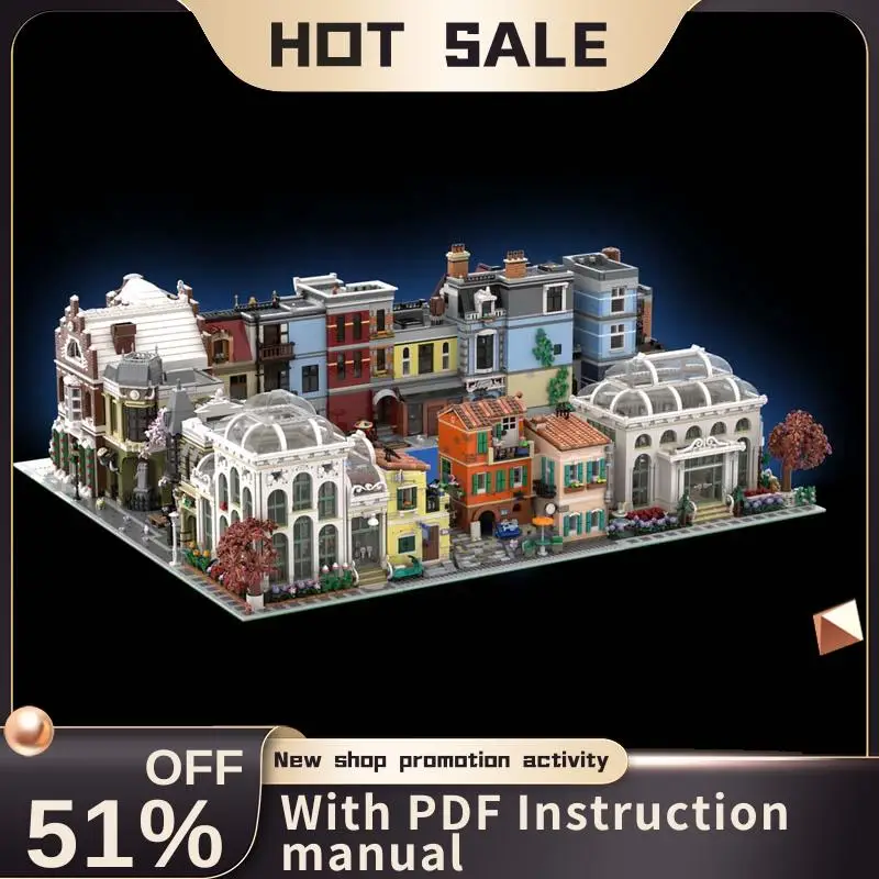 New 25844Pcs City Hot Selling Street View Moc Modular Alternative Builds Model Blocks Diy Creative Ideas Toys Birthday Gift
New 25844Pcs City Hot Selling Street View Moc Modular Alternative Builds Model Blocks Diy Creative Ideas Toys Birthday Gift