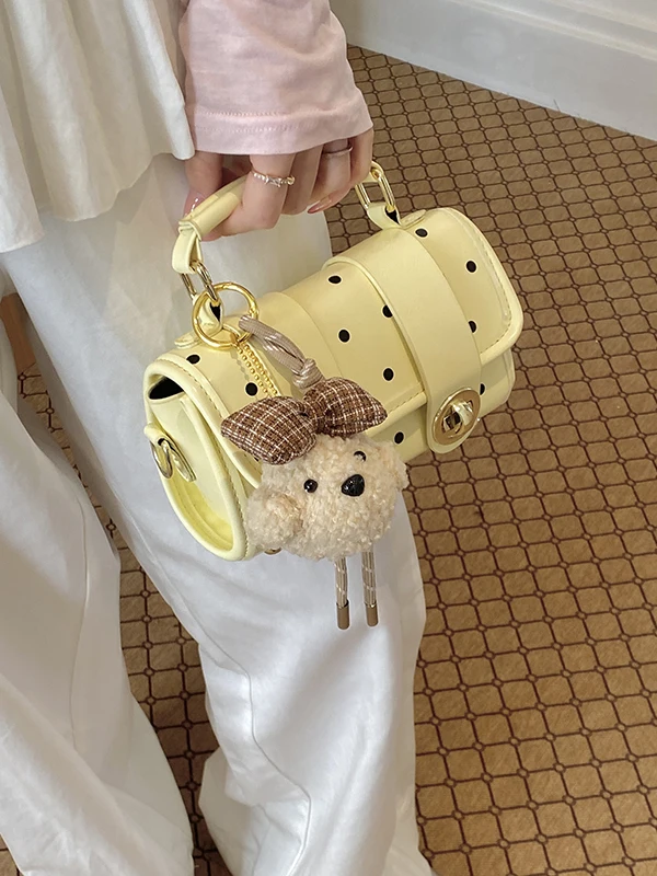 Fashionable Polka Dot Boston Bag Women's Handbag Pillow Shoulder Crossbody Bag Elegant Ladies Purse Spring 2026 New Model
Fashionable Polka Dot Boston Bag Women's Handbag Pillow Shoulder Crossbody Bag Elegant Ladies Purse Spring 2026 New Model
