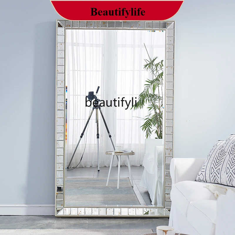 F66 INS Dressing Full Body Floor Mirror Light Luxury and Simplicity Large Mirror Clothing Store Full-Length Mirror
F66 INS Dressing Full Body Floor Mirror Light Luxury and Simplicity Large Mirror Clothing Store Full-Length Mirror