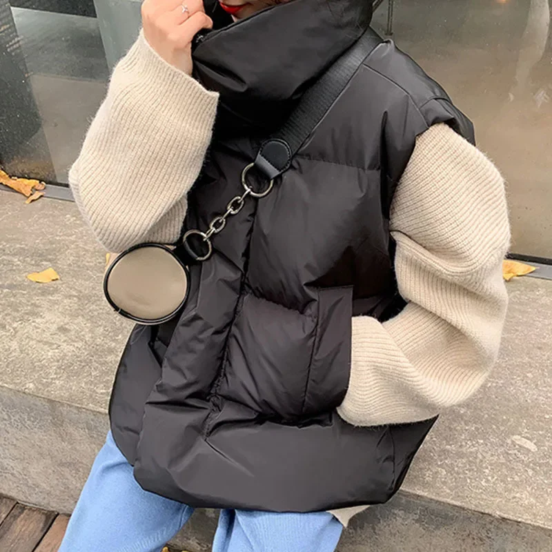 2024, теплый женский жилет, свободный жилет OL, уличная одежда, хлопковые нежные женские пальто без рукавов, зимние шикарные популярные повседневные куртки со стойкой
2024, теплый женский жилет, свободный жилет OL, уличная одежда, хлопковые нежные женские пальто без рукавов, зимние шикарные популярные повседневные куртки со стойкой