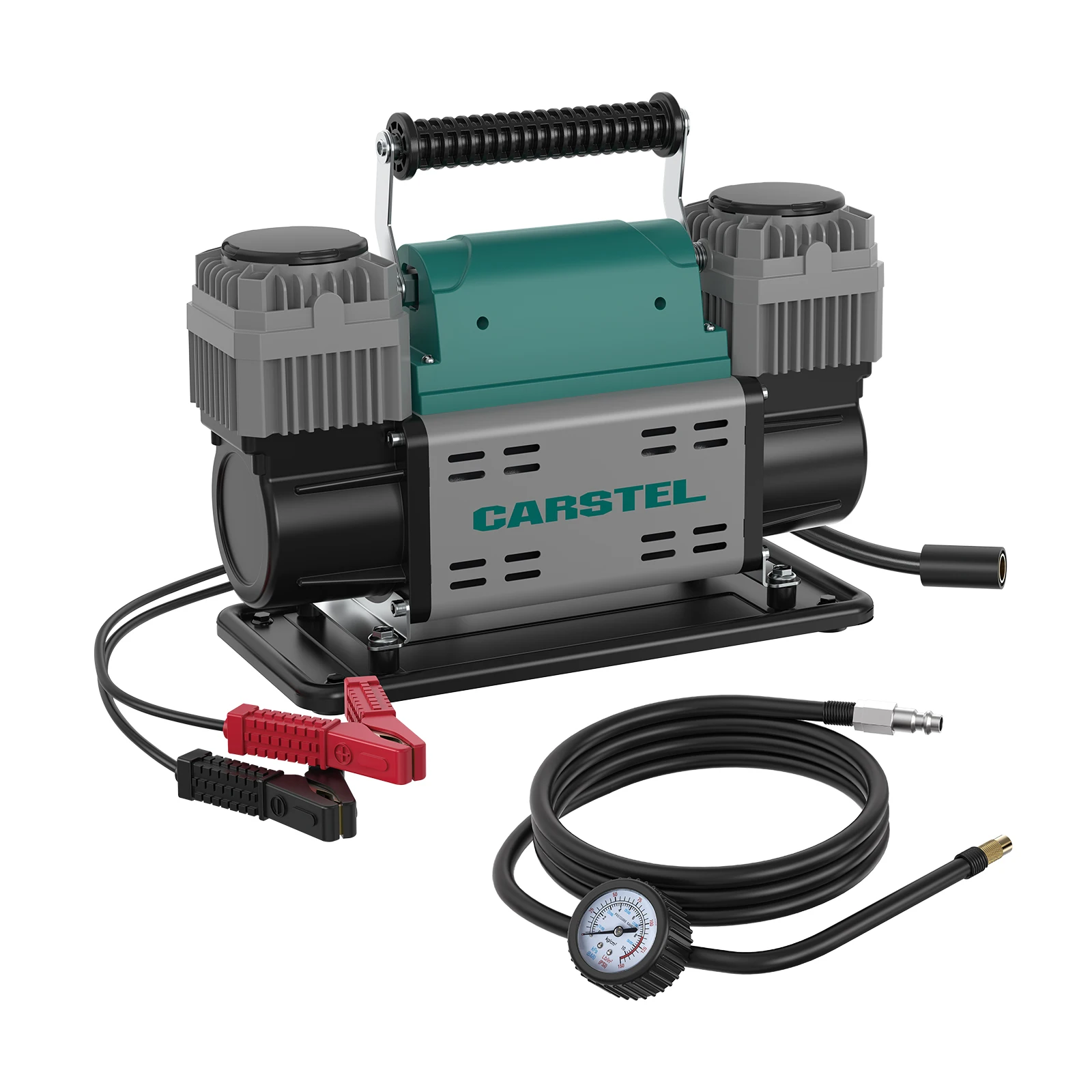 Carstel 125PSI Heavy Duty Air Compressor 12V Tire Inflator With Tire Pressure For RV 4WD Truck 22 Inch+ Tires
Carstel 125PSI Heavy Duty Air Compressor 12V Tire Inflator With Tire Pressure For RV 4WD Truck 22 Inch+ Tires