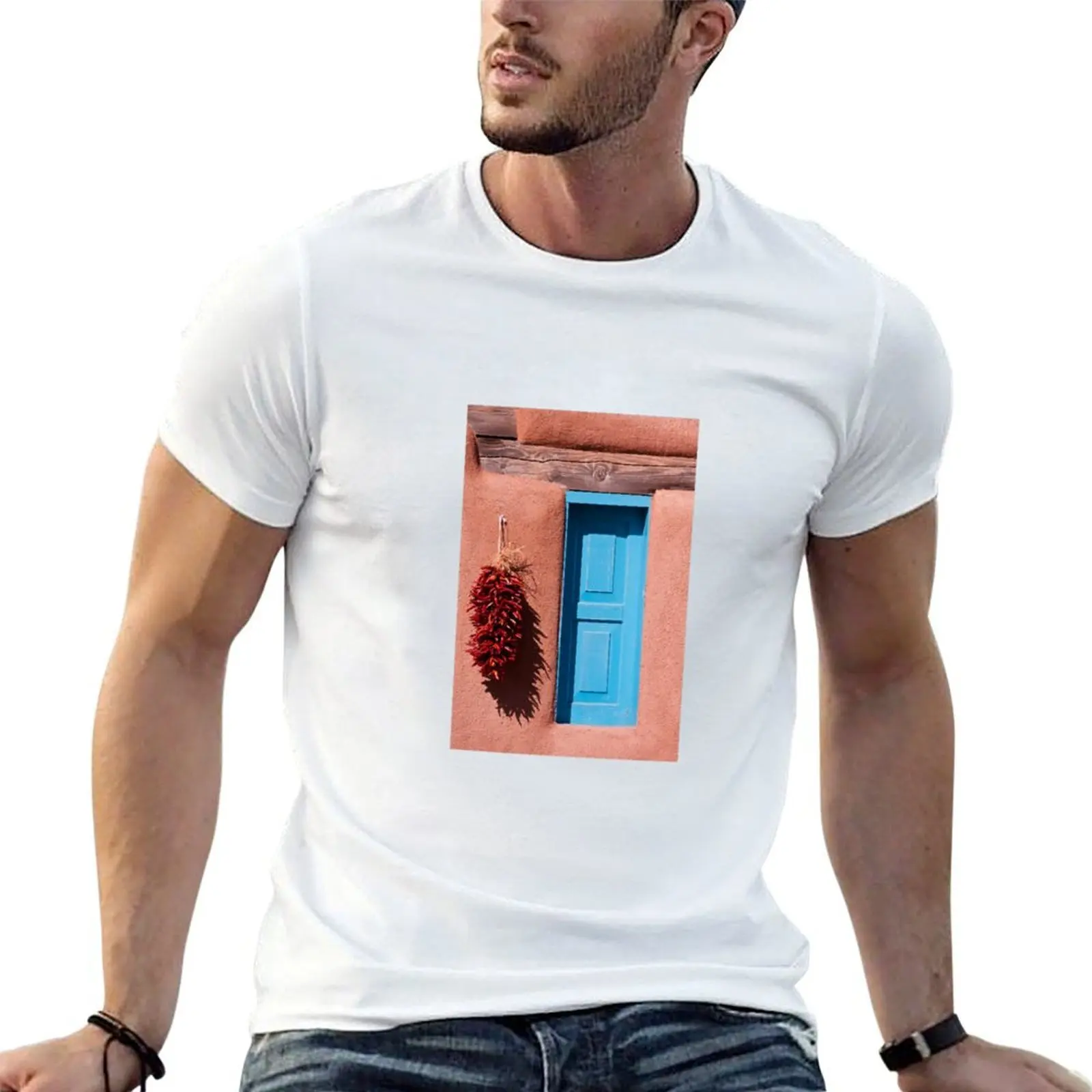 Blue Window Ristras T-Shirt t shirt man cotton t shirts for man graphic vintage man t shirts for men casual T-shirt
Blue Window Ristras T-Shirt t shirt man cotton t shirts for man graphic vintage man t shirts for men casual T-shirt