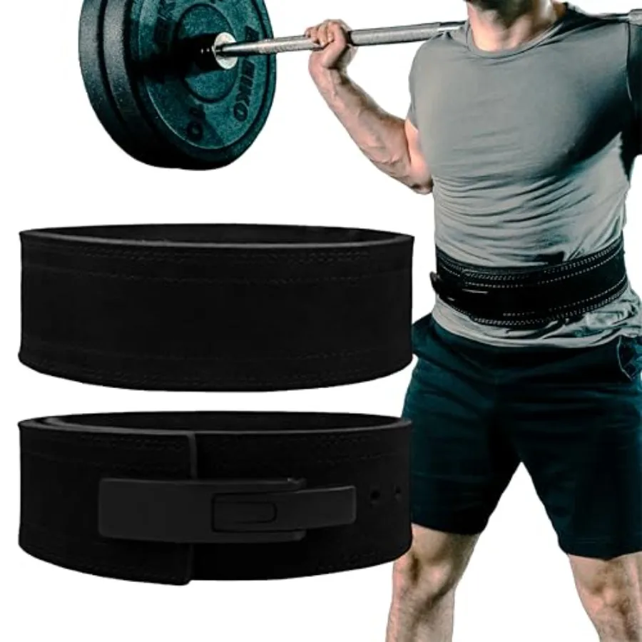 Hawk Sports Weightlifting Belt for Men and Women, Black 10mm Thick, 4-Inch Wide Lever Belt for Safely Increasing Weight and Lif
Hawk Sports Weightlifting Belt for Men and Women, Black 10mm Thick, 4-Inch Wide Lever Belt for Safely Increasing Weight and Lif