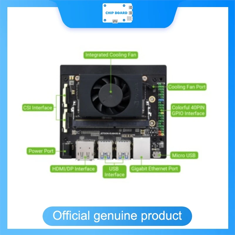 Waveshare Jetson Xavier NX AI Board, NVIDIA Volta 384-Core GPU with 48 Tensor Cores, Carmel ARM Platform
Waveshare Jetson Xavier NX AI Board, NVIDIA Volta 384-Core GPU with 48 Tensor Cores, Carmel ARM Platform