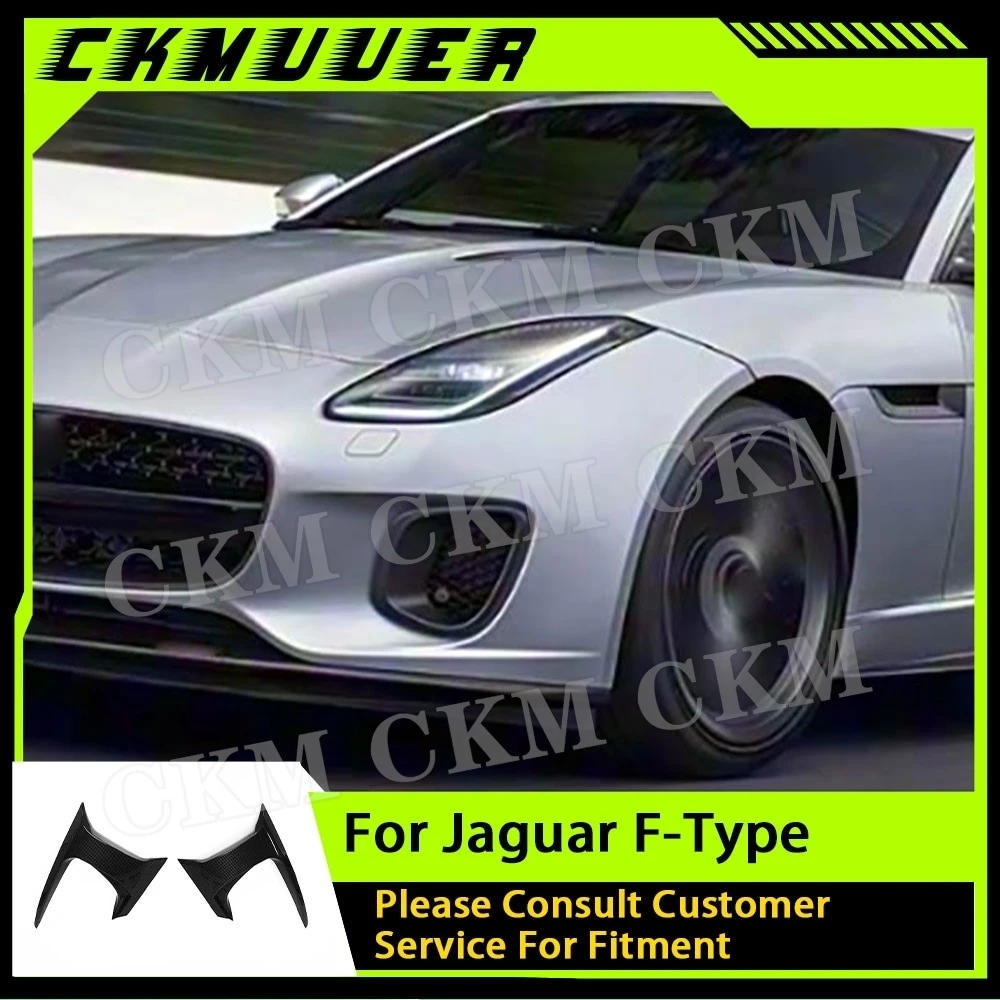 CKMUUER for Jaguar F-Type 2017 2018 2019 Carbon Side Bumper Fins Splitters Racing Air Vent Outlet Covers Car Accessories Auto
CKMUUER for Jaguar F-Type 2017 2018 2019 Carbon Side Bumper Fins Splitters Racing Air Vent Outlet Covers Car Accessories Auto