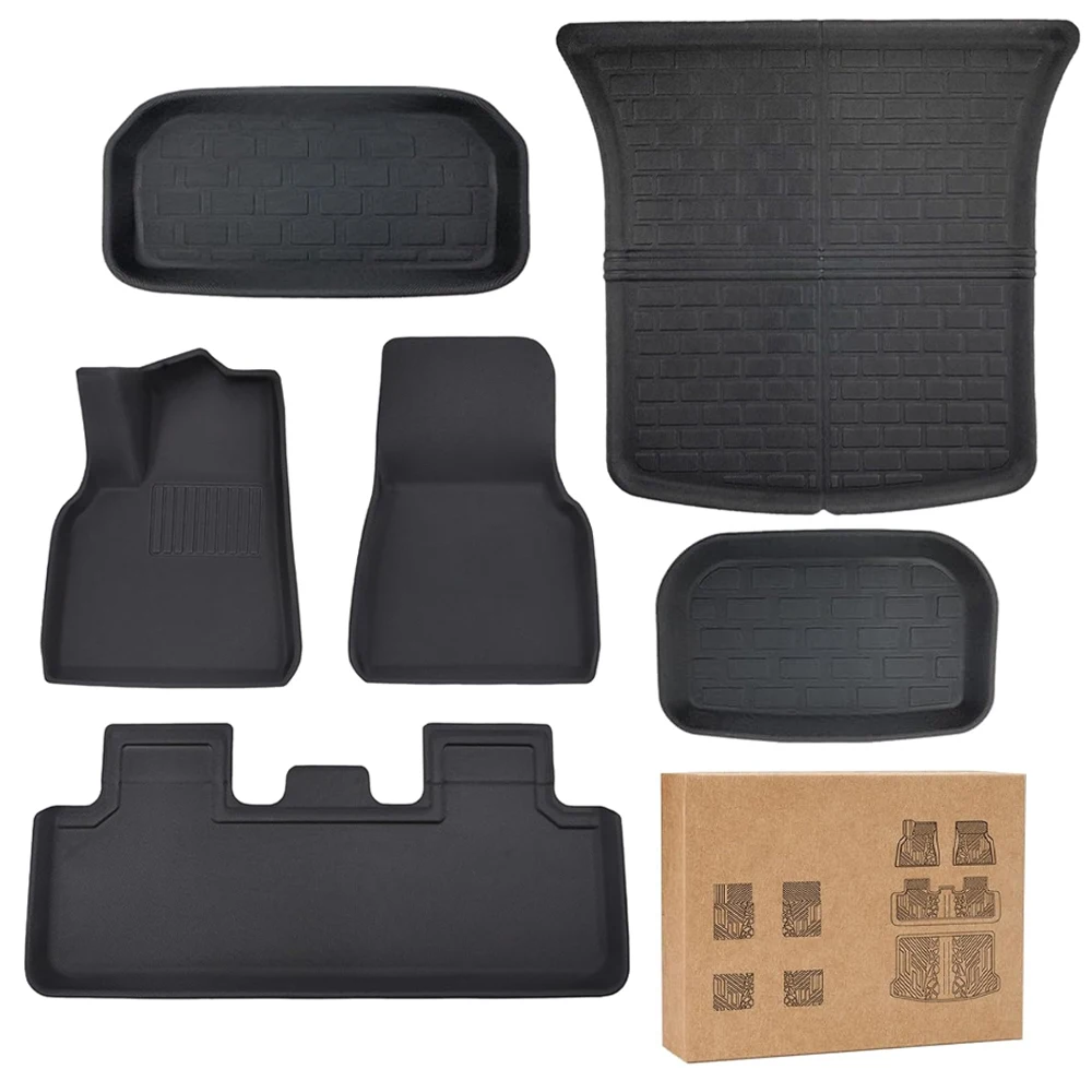 Floor Mats Cargo Liners for Tesla 2020-2024 Model Y All Weather Waterproof Non Slip XPE Trunk Mat Premium Heavy Duty Car Mats
Floor Mats Cargo Liners for Tesla 2020-2024 Model Y All Weather Waterproof Non Slip XPE Trunk Mat Premium Heavy Duty Car Mats