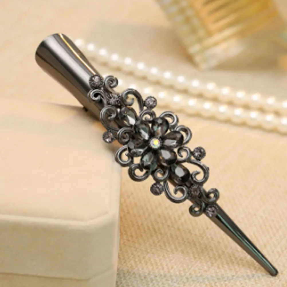 2Pcs Duckbill Hair Clips Thick Hair Styling Accessories Alloy Horn Clamp Girls Rhinestone Salon Supplies Practical Reliable
2Pcs Duckbill Hair Clips Thick Hair Styling Accessories Alloy Horn Clamp Girls Rhinestone Salon Supplies Practical Reliable