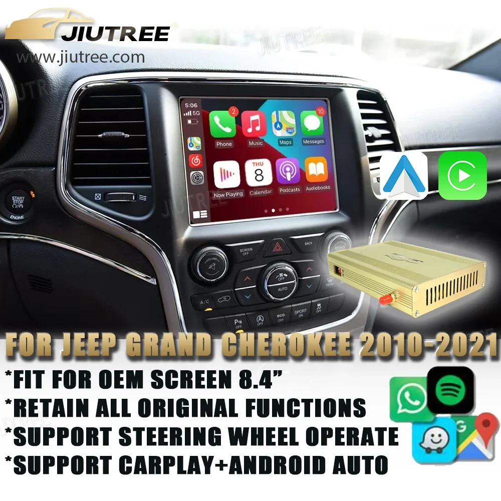 Linux System For Jeep Grand Cherokee 2014-2018 Decoder box Wireless CarPlay Android Auto Stereo Upgrade Oem screen Retrofit
Linux System For Jeep Grand Cherokee 2014-2018 Decoder box Wireless CarPlay Android Auto Stereo Upgrade Oem screen Retrofit