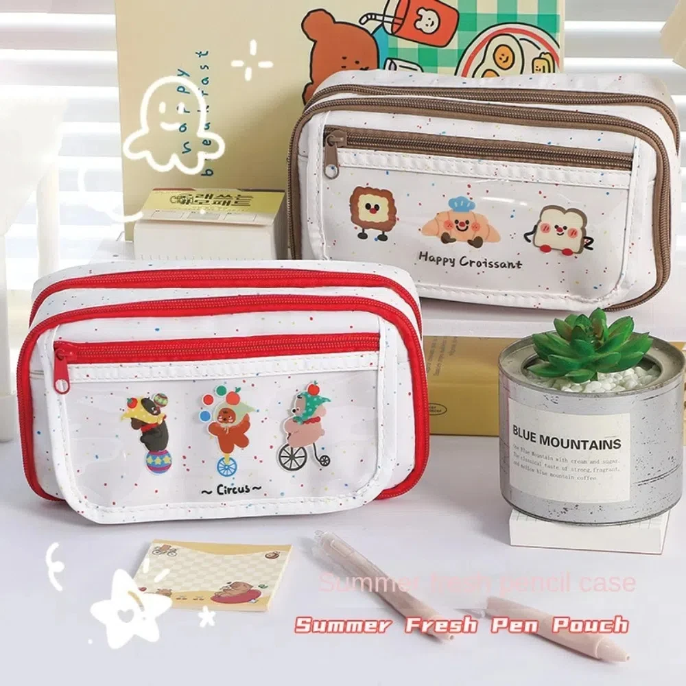Large Capacity Cartoon Pencil Case Animal Bear Dog 9 Multi Layers Stationery Storage Bag Handheld Portable Makeup Bag
Large Capacity Cartoon Pencil Case Animal Bear Dog 9 Multi Layers Stationery Storage Bag Handheld Portable Makeup Bag