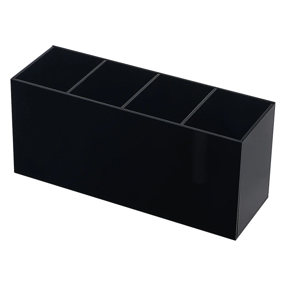 Acrylic Pen Holder Black Makeup Brush Desk Organizer Hair Pretty Holds Toothbrush Holders Pencil Brushes
Acrylic Pen Holder Black Makeup Brush Desk Organizer Hair Pretty Holds Toothbrush Holders Pencil Brushes
