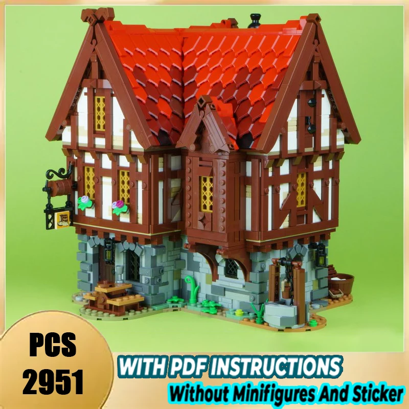 Exquisite brand new MOC building blocks Medieval Tavern technical modules bricks model gift Christmas toy DIY assembly set!
Exquisite brand new MOC building blocks Medieval Tavern technical modules bricks model gift Christmas toy DIY assembly set!