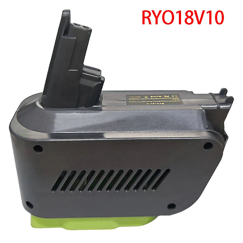 Адаптер-адаптер RYO18V10 для аккумуляторов RYOBI 18 В ONE+, преобразованный на беспроводной ручной пылесос Dyson V10 SV12
Адаптер-адаптер RYO18V10 для аккумуляторов RYOBI 18 В ONE+, преобразованный на беспроводной ручной пылесос Dyson V10 SV12