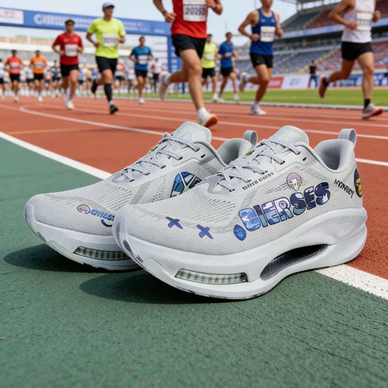 CLERSES Carbon Plate Marathon Professional Running Shoes Shock Absorption Speed-up Sports Shoes For Men And Women
CLERSES Carbon Plate Marathon Professional Running Shoes Shock Absorption Speed-up Sports Shoes For Men And Women