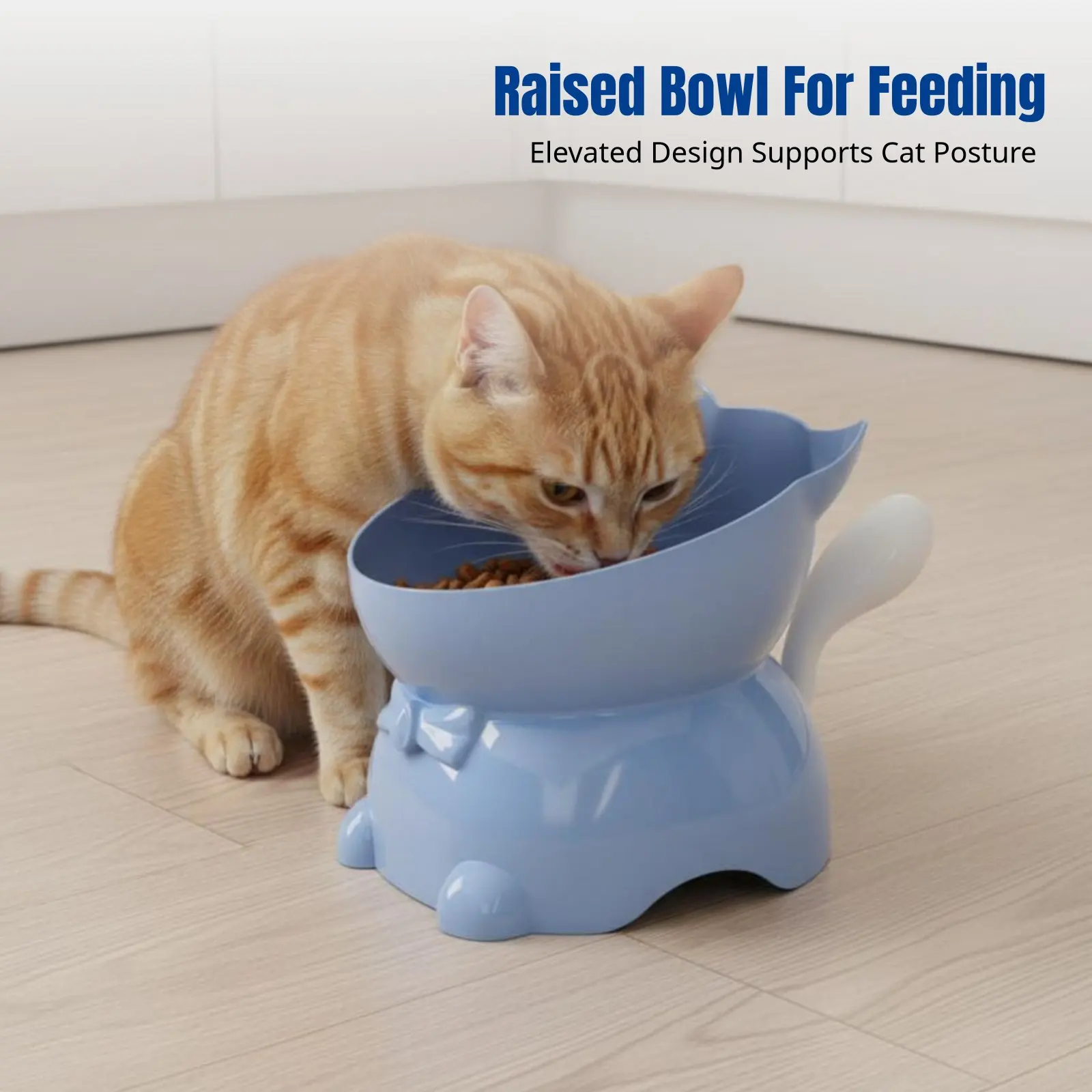 Raised Cat Bowl, Tilted Anti-Spill Food Dish, Stainless Steel, Neck Support, Cartoon Design
Raised Cat Bowl, Tilted Anti-Spill Food Dish, Stainless Steel, Neck Support, Cartoon Design