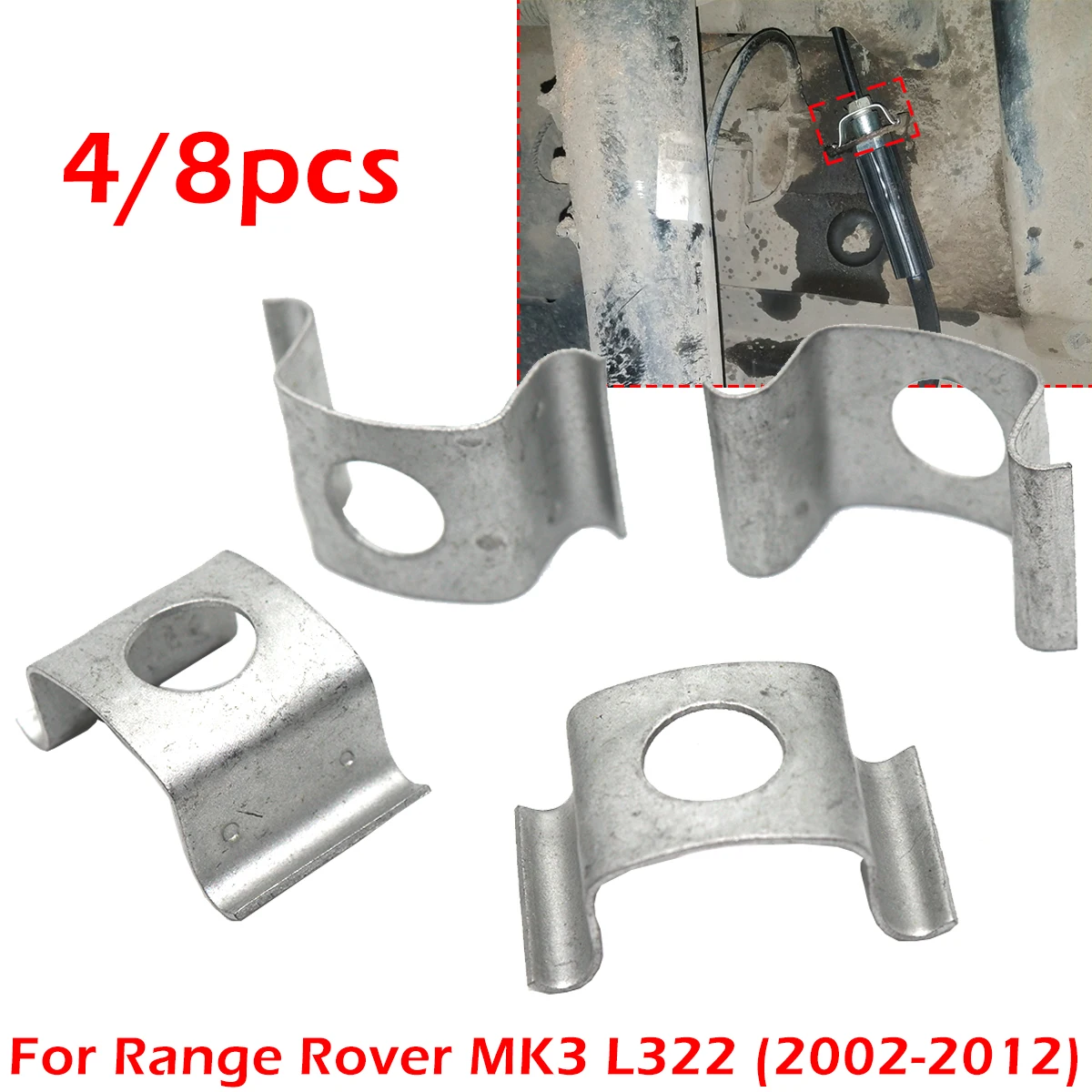 For Range Rover MK3 L322 2002-2012 Car Brake Hose Line Fixing Securing Clips Bracket Retaining Rivets Spring Replace Accessories
For Range Rover MK3 L322 2002-2012 Car Brake Hose Line Fixing Securing Clips Bracket Retaining Rivets Spring Replace Accessories