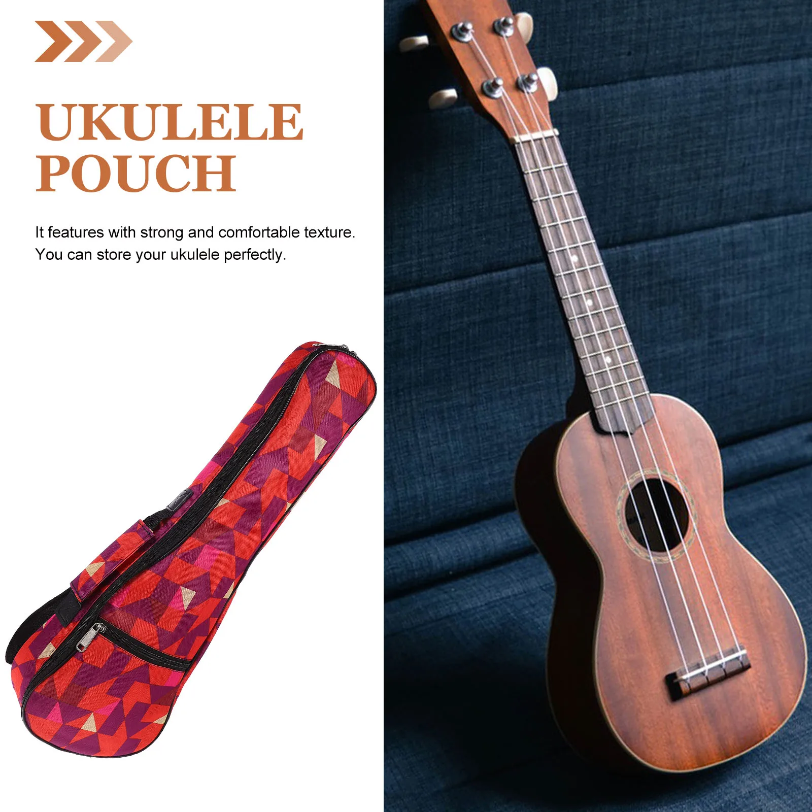 Creative Geometric Design Ukulele Backpack Full Protection Thickened Material Portable Convenient Travel Storage Case
Creative Geometric Design Ukulele Backpack Full Protection Thickened Material Portable Convenient Travel Storage Case