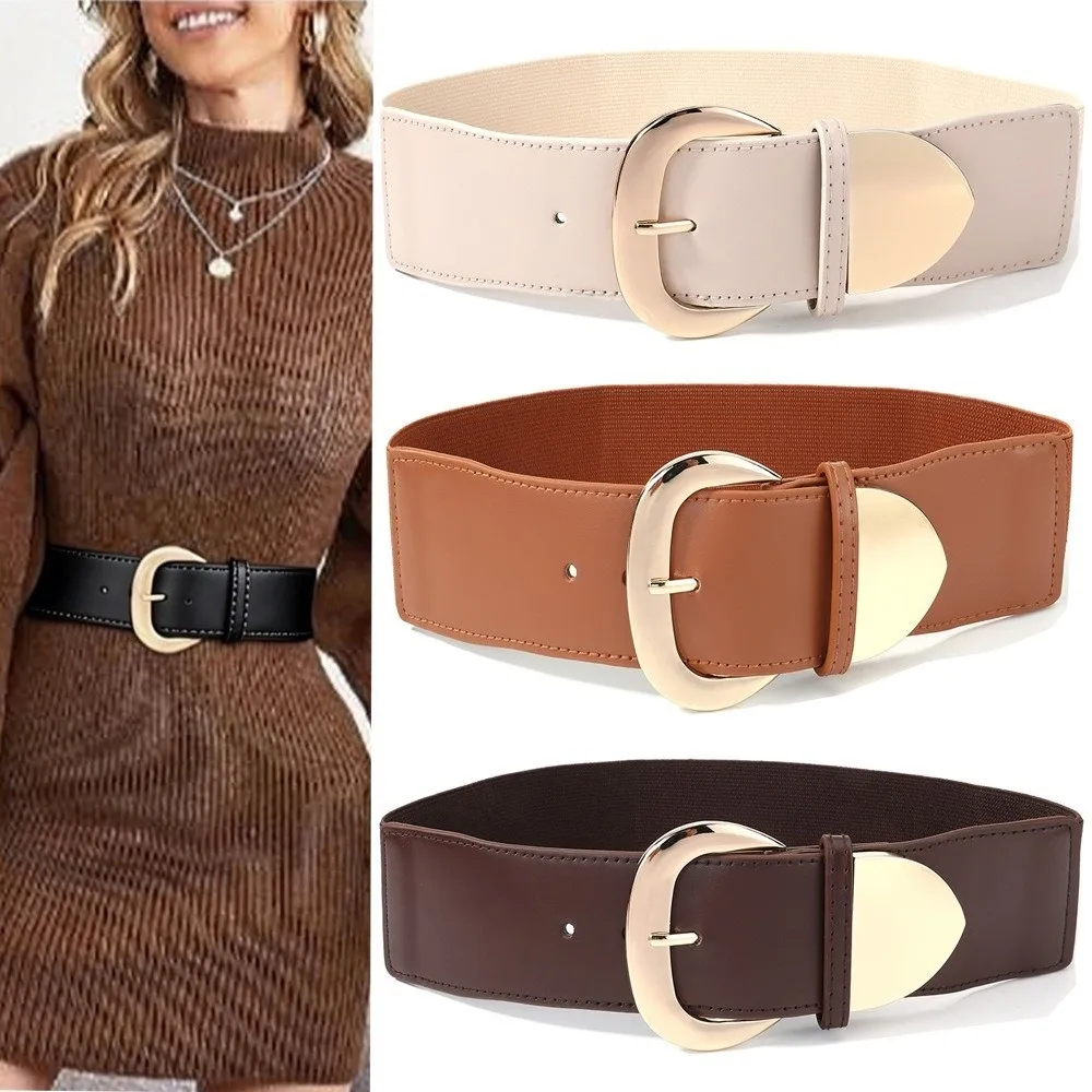 High Elasticity Women Belt Versatile Style European Style Wide Waistband American Style Elastic Design Waistband Women Fashion
High Elasticity Women Belt Versatile Style European Style Wide Waistband American Style Elastic Design Waistband Women Fashion