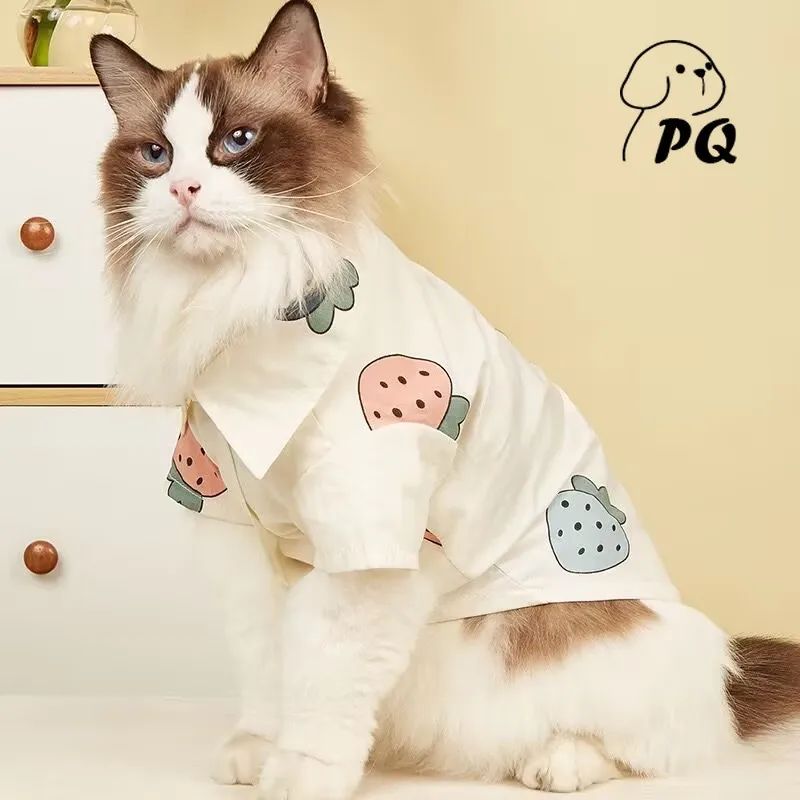 Новый жилет для собак, милый клубничный принт, цветочная рубашка для собак и кошек, одежда для домашних животных, летняя одежда для маленьких собак, солнцезащитная одежда, легкая и тонкая
Новый жилет для собак, милый клубничный принт, цветочная рубашка для собак и кошек, одежда для домашних животных, летняя одежда для маленьких собак, солнцезащитная одежда, легкая и тонкая