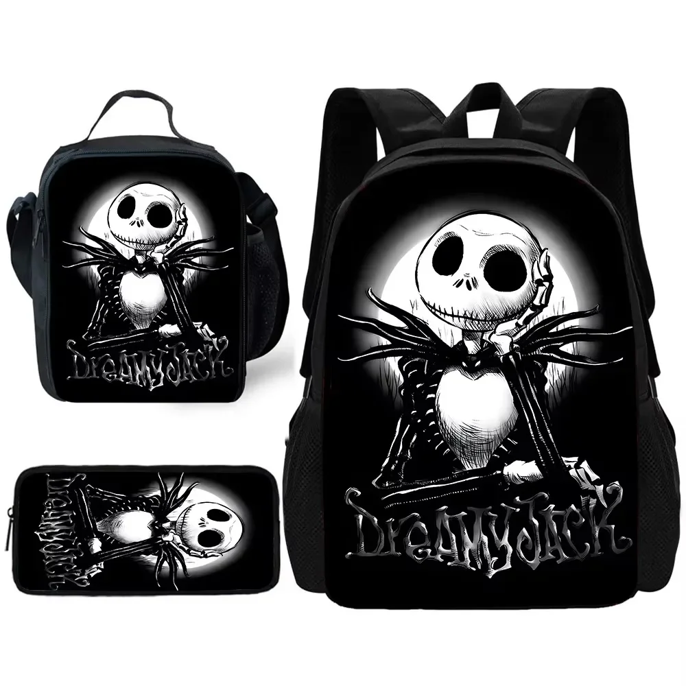 The Nightmare Before Christmas Child School Backpack with Lunch Bags ,Pencil Bags ,School Bags for Boys Girls Best Gift
The Nightmare Before Christmas Child School Backpack with Lunch Bags ,Pencil Bags ,School Bags for Boys Girls Best Gift