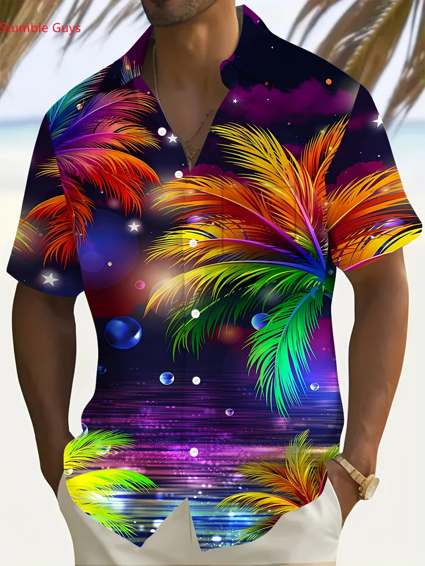 Summer Cool Men's Hawaiian Shirt Man Short Sleeve Tropical Party Print Lightweight Breathable Casual Fashion Tops For Men
Summer Cool Men's Hawaiian Shirt Man Short Sleeve Tropical Party Print Lightweight Breathable Casual Fashion Tops For Men