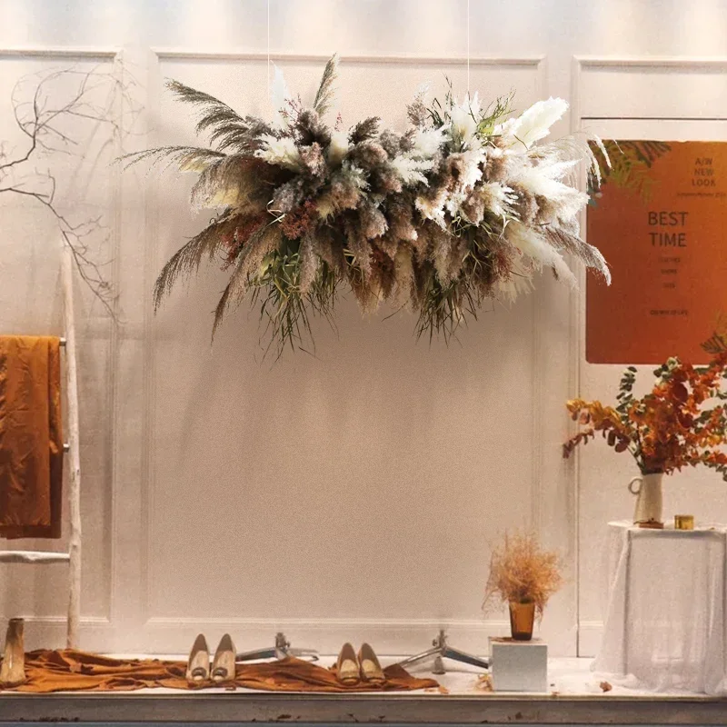 Window hanging flower arrangement reed hanging flower hotel restaurant interior decoration dried flower ceiling commercial soft
Window hanging flower arrangement reed hanging flower hotel restaurant interior decoration dried flower ceiling commercial soft