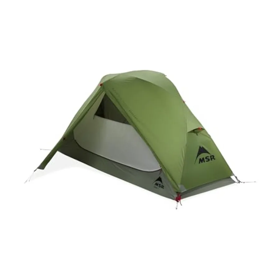 Backpacking tent for 1 person, lightweight nylon fabric, olive green, waterproof and quick-setup design
Backpacking tent for 1 person, lightweight nylon fabric, olive green, waterproof and quick-setup design