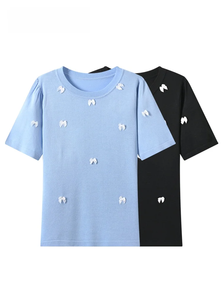 Loose Fashionable round Neck Short Sleeve T-Shirt Women's plus Size Summer New Style Cara CLUB Shoulder Width Regular Fit Top
Loose Fashionable round Neck Short Sleeve T-Shirt Women's plus Size Summer New Style Cara CLUB Shoulder Width Regular Fit Top