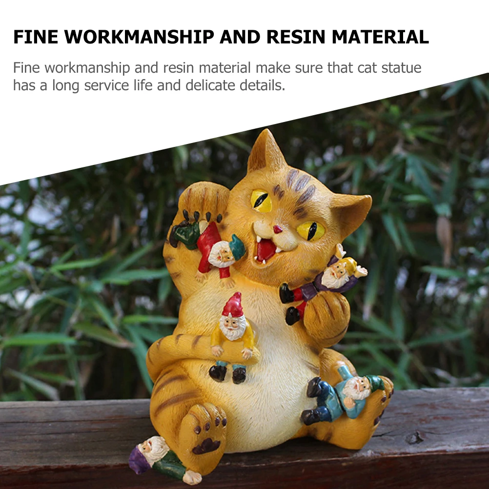 Eat Figurines Cat Figurine Statue Resin Craft Lightweight Diverse Color Garden Cat Garden Decor Lawn Decor Statue
Eat Figurines Cat Figurine Statue Resin Craft Lightweight Diverse Color Garden Cat Garden Decor Lawn Decor Statue