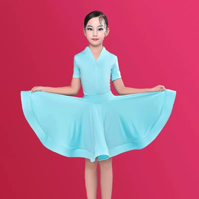 Children's Latin dance practice costume girls summer new children's ballet competition regulations dress
Children's Latin dance practice costume girls summer new children's ballet competition regulations dress