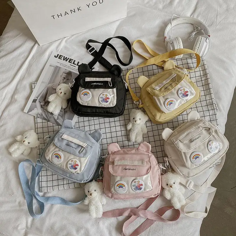 Cute Canvas Bag 2026 New Summer Shoulder Crossbody Bag for Girls Primary School Students Children Fashion Trend Bag
Cute Canvas Bag 2026 New Summer Shoulder Crossbody Bag for Girls Primary School Students Children Fashion Trend Bag