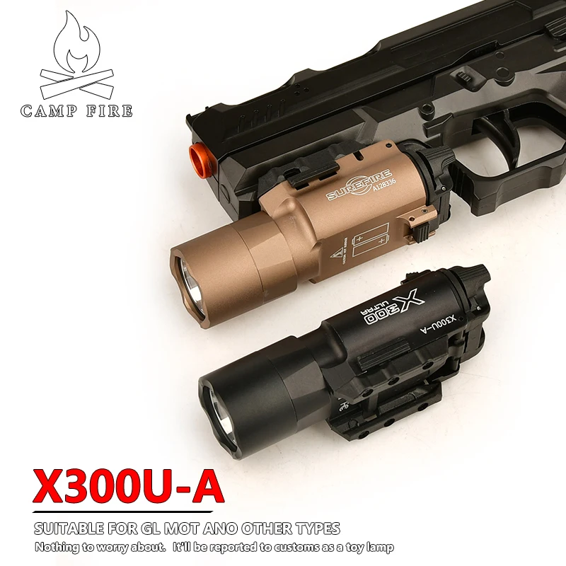 Surefir Tactics Airsoft X300U X300 Ultra 600lm LED Flashlight Rifle Weapon Pistol Scout Hunting Gun Outdoor Light Fit 20MM Rail
Surefir Tactics Airsoft X300U X300 Ultra 600lm LED Flashlight Rifle Weapon Pistol Scout Hunting Gun Outdoor Light Fit 20MM Rail