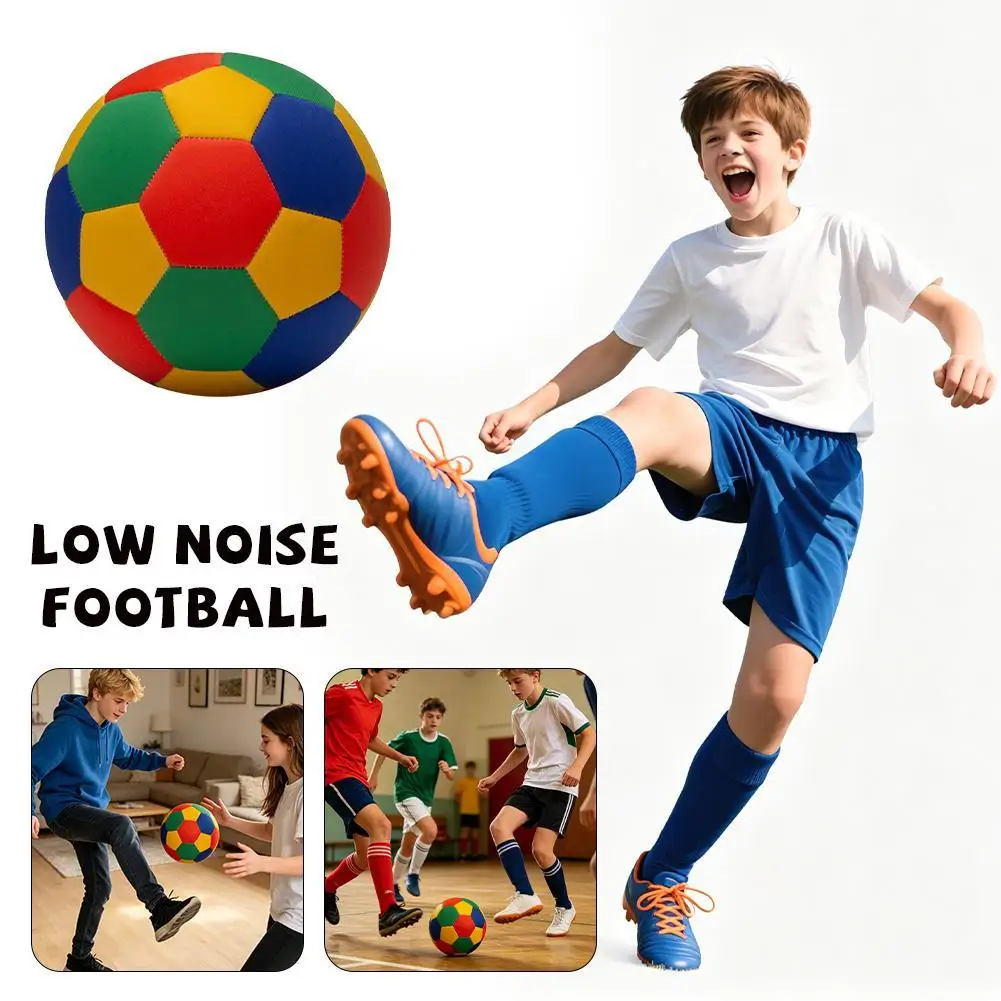 Soft Silent Indoor Soccer Ball Low Noise Foam Football For Kids Home Practice Safe Play Children Boys Girls Youth Training Tools
Soft Silent Indoor Soccer Ball Low Noise Foam Football For Kids Home Practice Safe Play Children Boys Girls Youth Training Tools
